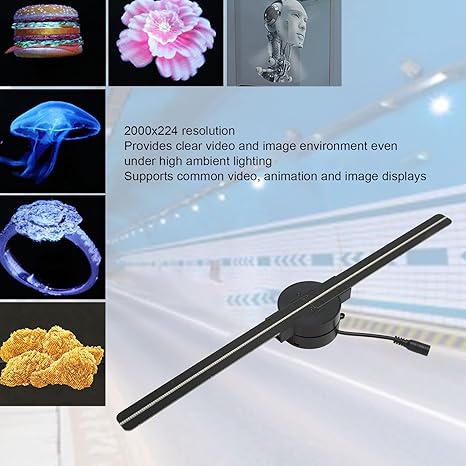 ๐3D Hologram LED Fan Projector