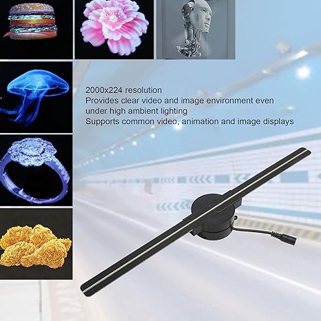 🎄3D Hologram LED Fan Projector